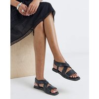 Elasticated Flat Sandals Extra Wide Fit