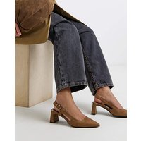 Pointed Slingback Heels Extra Wide Fit