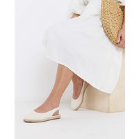 Espadrille Flats Extra Wide Fit