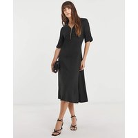 Soft Touch Jersey Zip Front Dress JD Williams