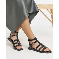 Scallop Gladiator Sandals Wide