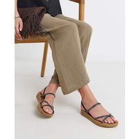 Sparkly Comfort Sandals Wide