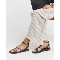 Hardware Detail Flat Sandals Wide
