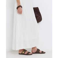 Buckle Detail Slider Extra Wide