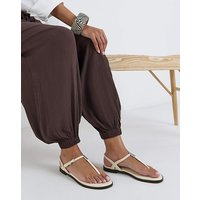 T Bar Hardware Sandals Extra Wide JD Williams