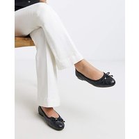 Quilted Ballerina Shoes Extra Wide Fit