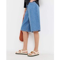 Trim Detail Sandals Wide
