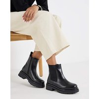 Chunky Chelsea Ankle Boot Wide PU