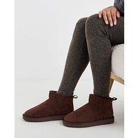 Low Cut Warm Lined Boot Wide