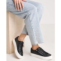Lace Up Zip Chunky Trainer Ex Wide