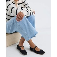 Mary Jane Flat Shoe Wide Soft