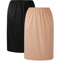 2 Pack Black/Natural Waist Slips, L27 2 Pack Black/Natural Waist Slips, L27