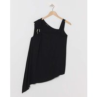 One Shoulder Trim Detail Top JD Williams