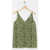 Print V Neck Cami Print