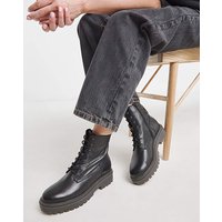 Chunky Lace Up Boot Extra Wide