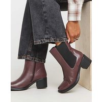 Block Heel Chelsea Boot Extra Wide