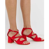 Cross Over Strappy Heel Extra Wide Fit