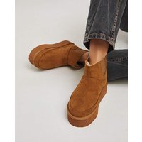Flatform Ankle Lined Chelsea Boot Wide