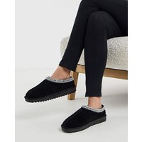Embroidery Full Mule Slipper Extra Wide