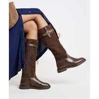 Leather Knee High Riding Boot Ex Wide SC