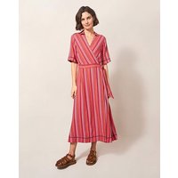 Felicity Linen Dress Pink Multi Coloured