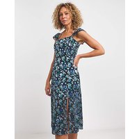 Bette Satin Dress Multi Coloured