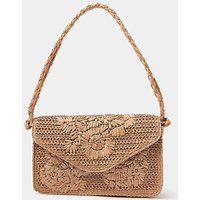 Floral Raffia Shoulder Bag ONE