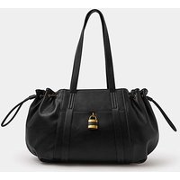 Padlock Ruched Shoulder Bag ONE