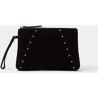 Stud Suede Clutch Bag ONE
