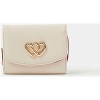 Double Heart Leather Purse ONE