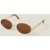 Oval Metal Frame Sunglasses ONE