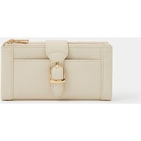 Buckle Faux Leather Purse ONE