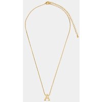 SS Initial Pendant Necklace I