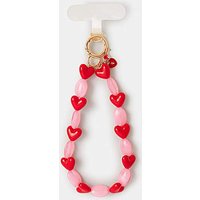 Heart Bead Wrist Phone Strap ONE