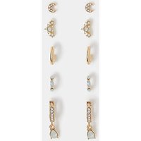 Stone Stud & Hoop Earrings ONE