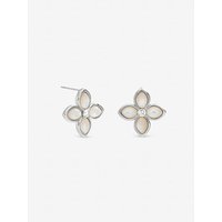 Mother Pearl Clover Studs
