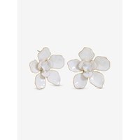 Gold Floral Earrings Gold
