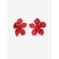 Gold Floral Earrings Gold