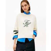 Textured Graphic Sweater