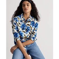Cornwall Larissa Shirt Ivory Blue
