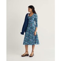 Cornwall Pier View Jersey Dress Multi Coloured