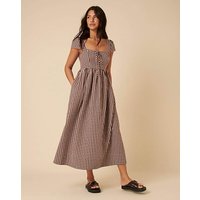 Nobodys Seersucker Check Dress