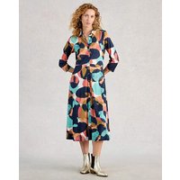 Rua Shirt Dress Navy Multi