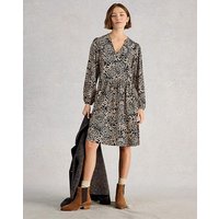 Lola Dress TAN Multi Coloured