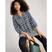 Marta Tunic Navy Print