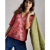 Weaver Tee Pink Print