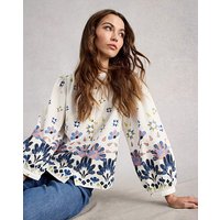 Lana Top Ivory Multi Coloured