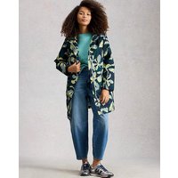 Willow Coat Teal Print