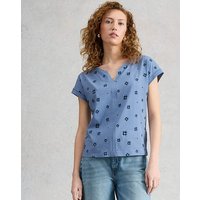 Nelly Embroidered Blue