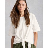 Embroidered Tie Top